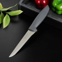 Нож кухонный филейный Plenus, лезвие 12,7 см: Цвет: Удобный и качественный нож TRAMONTINA Plenus для мяса станет помощником на долгие годы.</p><h3>Преимущества:</h3><ul><li>Лезвие из нержавеющей стали отличается прочностью и долговечностью заточки.</li><li>Удобная полипропиленовая ручка облегчает хват и предотвращает усталость рук.</li></ul><h3>Эксплуатация:</h3><ul><li>Высококачественные кухонные ножи не рекомендуется мыть в посудомоечной машине. По ряду причин производители ножей рекомендуют исключительно ручную мойку.</li><li>Сразу после использования ножи должны быть вымыты вручную и высушены, в противном случае лезвия ножей могут потемнеть. Если появились небольшие изменения оттенка стали или пятна на лезвии — используйте для очистки только мягкие, не содержащие хлор или абразивы средства.</li><li>Ножи лучше всего хранить отдельно от остальной посуды, так как это поможет избежать возможных повреждений режущей кромки и полотна лезвия от посторонних контактов с твердыми предметами. Не храните ножи в традиционном выдвижном кухонном ящике вперемешку друг с другом! Лучше всего их держать в специальной подставке или на магнитном держателе.</li></ul>
: Tramontina
