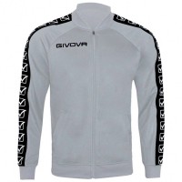 Givova Band Track Jacket BA06-0009: Цвет: Brand: Givova Material: 100% polyester Brand logo sewn on the right chest and as a logo stripe along the sleeves elastic, ribbed stand-up collar full zip two open side pockets long raglan sleeves elastic, ribbed cuffs and hem elastic material regular fit pleasant wearing comfort NEW, with tags &amp; original packaging
https://www.sportspar.com/givova-band-track-jacket-ba06-0009