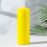 Свеча классическая 5х15 см, желтая: 