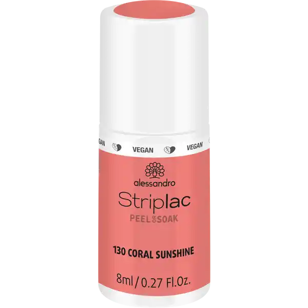 Alessandro STRIPLAC PEEL OR SOAK CORAL SUNSHINE -VEGAN: Цвет: Produktbeschreibung und details Hallo Sonnenschein  Sommer auf den Ngeln Mit dem Peel or Soak Striplac im leuchtenden Coral Ton quotCoral Sunshinequot mit der Sonne um die Wette strahlenDas Beste STRIPLAC ist VEGAN und TIERVERSUCHSFREILeichtes Auftragen keine Trocknungszeit und bis zu  Wochen Haltbarkeit Kein Problem Einfach eine Schicht Coral Sunshine Striplac auftragen und mit dem Top Coat versiegeln Dank der Peel or Soak Innovation lsst sich der Lack gleich auf zwei Weisen entfernen Mit dem PeelOff Aktivator kann der Lack mit Hilfe eines Hufstbchens in einer Schicht entfernt werden mit dem SoakOff Liquid wirddieser mit Hilfe der Folienpads sanft abgelst alessandro Striplac  fr auffllig schne Ngel in nur  MinutenProduktdetails Coral Sunshine Striplac im frischen Coralton Bis zu  Wochen Haltbarkeit Keine Trocknungszeit Schnelle PeelOff oder SoakOff Ablsung Schtzt und festigt den Naturnagel VEGAN und Tierversuchsfrei Hinweis Lack trocknet nicht ohne alessandro LEDLampeSchluss mit lstiger Trocknungszeit Farblack auftragen  Sekunden unter LED aushrten mit dem Top Coat versiegeln und weitere  Sekunden unter LED trocknen  fr ideale Ngel in  MinutenStriplac Peel or Soak ist das MustHave fr jede Frau die Wert auf schne Ngel legt Ngel wie aus dem Nagelstudio in etwa  Minuten Striplac ist ein einzigartiger Nagellack der wesentlich lnger hlt als herkmmlicher Nagellack  bis zu drei Wochen Hochglanz bis zum letzten Tag Striplac kann einfach und streifenfrei aufgetragen werden deckt bereits nach der ersten Anwendung ist kratz und splitterfest Keine lstige Trockenzeit denn Striplac hrtet in  Sekunden im LEDGert Das Ergebnis ist eine perfekte UVLEDManikre wie aus dem Nagelstudio Das Beste STRIPLAC ist VEGAN und TIERVERSUCHSFREIZum schnellen Ablsen gibt es zwei Mglichkeiten Schnelle PeelOff or SoakOff Lsung Durch den PeelOff Aktivator lsst sich der Striplac einfach vom Nagel abziehen oder Sie nutzen die SoakOff Remover Wraps zum Ablsen Der Lack ist mit beiden Lsungen rckstandslos zu entfernen Kontaktdaten alessandro International GmbH Erkrather Strae a  Dsseldorf Anwendung und Gebrauch Ngel polieren Ngel mit einer dnnen Farbschicht lackieren Lack fr  Sekunden unter der LEDLampe aushrten Ngel mit dem Striplac Top Coat lackieren  Unter der LEDLampe  Sekunden aushrten Entfetten der Ngel mit den Striplac Reinigungspads um die Schwitzschicht abzunehmen Fertig Ablsen Peel off Tragen Sie zur Untersttzung den Striplac Peel Off Aktivator auf die Nagelplatte auf und lassen Sie diesen einige Minuten einwirken Drcken Sie mit dem Hufstbchen den Lack seitlich vom Nagelrand an Ziehen Sie anschlieend den Lack in einer Schicht vom Nagel ab Soak off Tragen Sie eine geringe Menge des SoakOff Liquid auf die Folienpads auf Anschlieend legen Sie die getrnkte Padseite auf die Nagelplatte und pressen die Folie fest um den Finger damit die Pads die Nagelplatte mit Aceton befeuchten Lassen Sie die SoakOff Pads  Minuten einwirken und schon ist der Lack ab Gebrauch Aufbewahrung und Verwendung Aufbewahrungs und Verwendungsbedingungen WARNHINWEIS Hautkontakt vermeiden Anwendungshinweise bitte sorgfltig lesen Kann allergischeHautreaktionen verursachen Verursacht schwere Vertzungen der Haut und schwere AugenschdenNicht bei verletzten oder entzndeten Ngeln anwenden Bei Auftreten von Hautrtungen oder allergischenReaktionen Kontakt mit dem Produkt sofort einstellen und ggf Arzt aufsuchen Darf nicht in dieHnde von Kindern gelangen Inhaltsstoffe ALIPHATIC POLYESTERURETHANE ACRYLATE TRIETHYLENE GLYCOL DIMETHACRYLATE HEMA MALEATE ETHYL ACETATE ALIPHATIC URETHANE ACRYLATE BUTYL ACETATE ETHYL TRIMETHYLBENZOYL PHENYLPHOSPHINATE NITROCELLULOSE SILICA DIMETHYL SILYLATE LAURYL POLYNEOPENTYL GLYCOL ADIPATE PHTALATEPEI CROSSPOLYMERLAURYL POLYNEOPENTYL GLYCOL ADIPATE ACETYL TRIBUTYL CITRATE CI  ISOPROPYL ALCOHOL ACRYLATES COPOLYMER TRIPROPYLENE GLYCOL DIACRYLATE PHOSPHORIC ACID POLYESTER DIMETHICONE LAURIC ACID BIOTIN CAFFEINE CI  AQUA WATER BHT CI  HYDROLYZED CORN PROTEIN HYDROLYZED SOY PROTEIN HYDROLYZED WHEAT PROTEIN PHOSPHORIC ACID PHENOXYETHANOL MEK CI  Warnhinweise und wichtige Hinweise Warnhinweise WARNHINWEIS Hautkontakt vermeiden Anwendungshinweise bitte sorgfltig lesen Kann allergischeHautreaktionen verursachen Verursacht schwere Vertzungen der Haut und schwere AugenschdenNicht bei verletzten oder entzndeten Ngeln anwenden Bei Auftreten von Hautrtungen oder allergischenReaktionen Kontakt mit dem Produkt sofort einstellen und ggf Arzt aufsuchen Darf nicht in dieHnde von Kindern gelangen
https://www.rossmann.de/de/make-up-alessandro-striplac-peel-or-soak-coral-sunshine--vegan/p/4025087481302