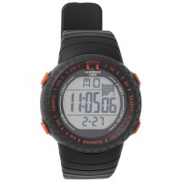 LEANDRO LIDO "Vescia" Unisex Sports Watch black/orange: Цвет: Brand: LEANDRO LIDO including battery 12-bit digital display with hours, minutes, seconds, day and date Water resistance: 3 ATM Stopwatch, alarm and hourly chime function 12/24 hour format Watch case: ABS plastic Watch strap: TPU rubber Watch glass: plastic Background can be illuminated by button Brand logo on the front above the dial Dial diameter: approx. 35 mm Strap Width: Approx. 22mm adjustable bracelet with double pin clasp maximum wrist circumference up to approx. 20 cm User manual is included suitable for sports and leisure Stainless steel back including LEANDRO LIDO packaging NEW, in original packaging &gt; Disposal instructions for batteries
https://www.sportspar.com/leandro-lido-vescia-unisex-sports-watch-black/orange