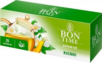 «Bontime», чай зелёный «Жасмин», 25 пакетиков, 37,5г: 