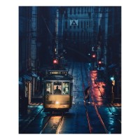 Картина световая "Трамвай" 40*50 см: 