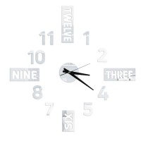 Интерьерные часы-наклейка «Time», 70 х 70 см: 
