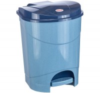Контейнер для мусора с педалью 11л (беж/голубой/мрамор): Цвет: Контейнер для мусора с педалью 11л (беж/голубой/мрамор)

