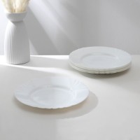 Набор обеденных тарелок Luminarc CADIX, d=25 см, стеклокерамика, 6 шт, цвет белый: Цвет: Посуда Luminarc из стеклокерамики - прекрасный образец классической белой посуды. Без такой посуды не обойдется ни одна кухня - она универсальна. Такие изделия можно использовать каждый день, а также по особенным случаям в праздничной сервировке.</p><b>Преимущества:</b></p><ul><li>Набор обеденных тарелок выполнен из высококачественных и прочных материалов;</li><li>Посуда будет красиво смотреться на столе, порадует и гостей, и хозяев дома;</li><li>Универсальные тарелки придадут любому вечеру элемент изысканности.</li></ul>Можно использовать в СВЧ, мыть в посудомоечной машине.</p>
: Luminarc
