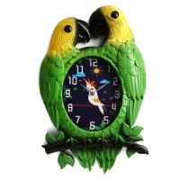 Детские настенные часы "Попугай", плавный ход, 35 х 54 см, циферблат 24 х 19 см: 