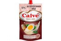 «Calve», майонез «На перепелином яйце» 67%, 400г: 