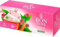 «Bontime», чай черный «Малина», 25 пакетиков, 37,5г: 