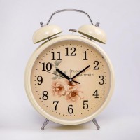 Часы - будильник настольные "Beautiful", с подвесом, дискретный ход, d-20 см, 32 х 23 см, 2АА: 