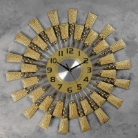Часы настенные, серия: Ажур, "Борнаго", плавный ход, d-60 см, циферблат 22 см: 