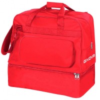 Givova Revolution Football Training Bag B030-0012: Цвет: Brand: Givova Material: 100% polyester Brand logo embroidered on the left and right side Dimensions (circa dimensions): width 52 x height 55 x depth 35 in cm two risers can be combined with hook-and-loop fastener an adjustable, removable shoulder strap a large main compartment with a two-way zip small outer compartment with zipper Incl. bottom compartment with two-way zipper and waterproof bottom for stowing the football boots (no solid bottom) ideal for sport NEW, with label &amp; original packaging
https://www.sportspar.com/givova-revolution-football-training-bag-b030-0012