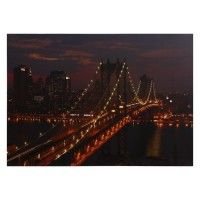 Картина "Ночной мост" 50*70 см: 