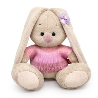 Мягкая игрушка «Зайка Ми», в нежно-розовом свитере, 15 см: 