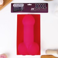 Форма силиконовая для выпечки XXL, 28 см, цвет розовый 18+: 