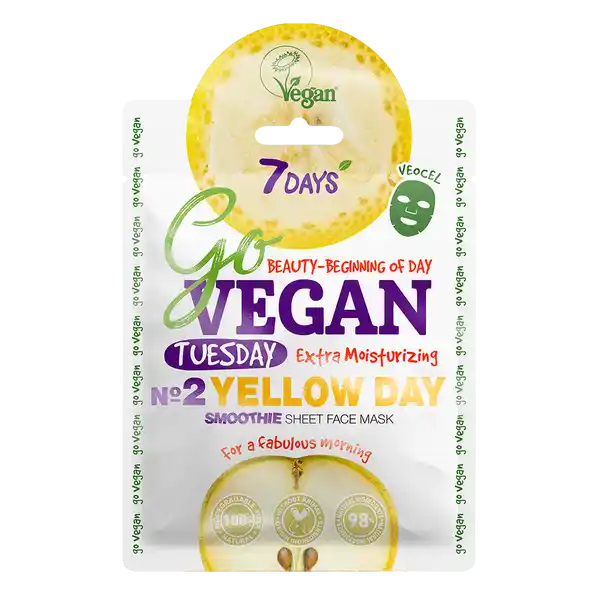 7DAYS Go VEGAN TUESDAY YELLOW DAY Tuchmaske: Цвет: Produktbeschreibung und details Die Gesichtsmaske ist mit einem pflegenden Serum Essenz versetzt  Banane Birnenextrakt Mandell und Hyaluronsure befeuchten die Haut verleihen ihr ExpressPflege und einen HollywoodGlanz Die Formel der Tuchmaske hat antioxidative Eigenschaften pflegt tonisiert gleicht den Hautton aus und regeneriert die Haut Hyaluronsure befeuchtet die oberen Hautschichten und verbessert ihren Zustand Die Maske ist ideal zur Vorbereitung des Makeups  sie bereitet die Haut auf das Auftragen von Makeup vor und hilft den perfekten Ton zu erzielen Geeignet fr Veganer Ethical Cosmetics Keine tierischen Bestandteile  natrliche Inhaltsstoffe  biologisch abbaubare Zusammensetzung des Tuches Maskenmaterial aus Eukalyptusfasern Nicht an Tieren getestet Enthlt keine GVO gentechnisch vernderte Komponenten Fr eine sprbare Verbesserung des Hautzustands wird empfohlen die gesamte WochenSerie von DAYS GO VEGAN zu nutzen Kontaktdaten SOFIS SRL Via Vincenzo Monti  INT   Milano IT Testurteile Qualittssiegel ampamp Verbandszeichen Anwendung und Gebrauch  Reinige deine Haut vor der Anwendung  ffne die Packung breite die Maske aus und trage sie fr  Minuten auf dem Gesicht  Du kannst nun das Gesicht mit klarem Wasser waschen oder die Wirkstoffe einziehen lassen Fr maximale Ergebnisse empfehlen wir dir die WochenKur der Go Vegan Serie Gebrauch Aufbewahrung und Verwendung Aufbewahrungs und Verwendungsbedingungen Nicht in Reichweite von Kindern aufbewahren Bei C bis C aufbewahren Inhaltsstoffe AQUA PROPANEDIOL GLYCERIN PRUNUS AMYGDALUS DULCIS SWEET ALMOND OIL MUSA SAPIENTUM BANANAFRUIT EXTRACT PYRUS COMMUNIS PEAR SEED EXTRACT HYDROLYZED HYALURONIC ACID HYDROXYACETOPHENONE XANTHAN GUM HEXANEDIOL PHENOXYETHANOL HYDROXYETHYLCELLULOSE POLYGLYCERYL MYRISTATE INOSTIOL PHYTOSTEROLS SACCHARIDE ISOMERATE CITRIC ACID SODIUM CITRATE PHYTIC ACID BUTYLENE GLYCOL ETHYLHEXYLGLYCERIN PARFUM Warnhinweise und wichtige Hinweise Warnhinweise Nur fr uerliche Anwendung geeignet Kontakt mit den Augen vermeiden Bei Augenkontakt gut mit Wassser aussplen Nicht auf verletzter oder gereizter Haut anwenden Nicht bei berempfindlichkeit gegen einen der Inhaltsstoffe anwenden
https://www.rossmann.de/de/pflege-und-duft-7days-go-vegan-tuesday-yellow-day-tuchmaske/p/8056234470012