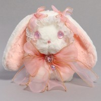 Мягкая игрушка «Зайка» с розовым бантом, 20 см: 