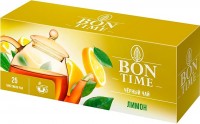 «Bontime», чай черный «Лимон», 25 пакетиков, 37,5г: 