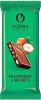 «O'Zera», шоколад Milk & Hazelnuts, 24г (упаковка 30шт.): 