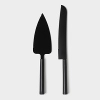 Набор кондитерских инструментов Доляна «Black», 2 предмета: лопатка (длина лезвия 12,5 см), нож (длина лезвия 16,5 см), цвет чёрный: Цвет: Набор кондитерский Доляна «Black»- это незаменимые инструменты для любого кондитера. Нож предназначен для разрезания торта на порционные кусочки, а лопатка используется для аккуратного переноса торта на тарелку. Оба инструмента сделаны из высококачественной нержавеющей стали, что гарантирует их прочность и долговечность. Кроме того, они имеют стильный дизайн, который подойдет для любого интерьера кухни. <b>Преимущества товара:</b> <ul><li>Набор кондитерских инструментов “Black” состоит из двух предметов: лопатки и ножа, которые выполнены из высококачественной нержавеющей стали. Оба инструмента обладают удобной формой и легкостью в использовании.Инструменты подходят для работы с различными видами теста и кондитерских изделий, а также для нарезки готовых продуктов.Набор выполнен в стильном черном цвете, который подойдет для любого интерьера кухни.Кондитерские инструменты можно мыть в посудомоечной машине и использовать для работы с горячими продуктами.Набор “Black” станет отличным помощником для любого кондитера или кулинара, который ценит удобство и качество в работе.</li></ul>
: Доляна
: Китай
