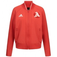 adidas VRCT Women Jacket FI9213: Цвет: Brand: adidas Material: 89%nylon, 11%elastane Brand logo on the right chest with a detachable badge on the left chest ribbed stand-up collar full zip Long-sleeved (raglan sleeves) two side pockets with zipper ribbed cuffs and hem pleasant wearing comfort NEW, with tags &amp; original packaging
https://www.sportspar.com/adidas-vrct-women-jacket-fi9213