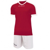 Givova Kit Revolution Football Jersey with Shorts red white: Цвет: Brand: Givova Material: 100% polyester Brand logo embroidered in the middle of the chest and on the right leg Set consists of Jersey and Shorts Short sleeve V-neck Elastic waistband with inside drawstring Shorts without inner lining contrasting design regular fit comfortable to wear New, with label &amp; original packaging
https://www.sportspar.com/givova-kit-revolution-football-jersey-with-shorts-red-white