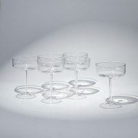 Набор бокалов для шампанского «Блеск», стеклянный, 240 мл, 6 шт: 