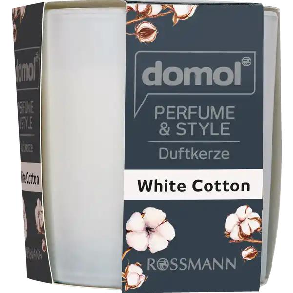 domol Perfume & Style Duftkerze White Cotton: Цвет: https://www.rossmann.de/de/haushalt-domol-perfume-und-style-duftkerze-white-cotton/p/4305615611402
Produktbeschreibung und details Freuen Sie sich auf magische Momente im Kerzenschein Das Geheimnis der Dfte liegt in den Emotionen die sie in uns wecken Die domol Perfume ampamp Style Duftkerze White Cotton verwandelt Ihr Zuhause in eine Wohlfhloase Entspannen Sie sich beim Lichterspiel der Kerzenflamme und lassen Sie sich von dem angenehm sinnlichen White Cotton Duft mit Akzenten der weien Blte verzaubern klassische Duftkerze im Glas im zeitlosen Design bis zu  Stunden Brenndauer Kontaktdaten Dirk Rossmann GmbH Isernhgener Strae   Burgwedel wwwrossmannde   UrsprungslandHerkunftsort Hergestellt in der EU Inhaltsstoffe Enthlt linalool tertbutylcyclohexyl acetate octahydrotetramethylnaphthyl ethanone Warnhinweise und wichtige Hinweise Warnhinweise Eine brennende Kerze nie ohne Aufsicht lassen Die Kerze auerhalb der Reichweite von Kindern und Haustieren brennen lassen Immer mindestens  cm zwischen den brennenden Kerzen belassen Die Kerze nicht auf oder in der Nhe von leicht entfammbaren Gegenstnden brennen lassen Kerzen nicht in Zugluft stellen Raum nach dem Gebrauch lften Direktes Einatmen von Rauch vermeiden Personen die auf Duftstoffe empfindlich reagieren sollten dieses Produkt mit Vorsicht verwenden Raumdfte sind kein Ersatz fr gute Haushaltshygiene Enthlt linalool tertbutylcyclohexyl acetate octahydrotetramethylnaphthyl ethanone Kann allergische Reaktionen hervorrufen Schdlich fr Wasserorganismen mit langfristiger Wirkung Inhalt autorisierter Abfallentsorgungsanlage zufhren