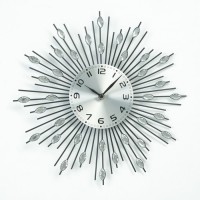 Часы настенные, серия: Ажур, "Лучики", d-33 см: 