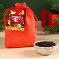 Чай чёрный в подарочном мешочке «Пряного Нового года» с глинтвейном, 100 г.: Цвет: Минимальная партия
1