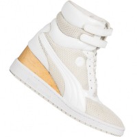 PUMA x Mihara Yasuhiro MY-77 D2 Women Sneakers 356675-02: Цвет: https://www.sportspar.com/puma-x-mihara-yasuhiro-my-77-d2-women-sneakers-356675-02
Brand: PUMA Collaboration with Mihara Yasuhiro Upper material: textile Inner material: leather, textile Sole: rubber Closure: lacing and hook-and-loop fastener Brand logo on the tongue and heel high leg Sneakers with heel: 7 cm breathable mesh material Contact cup soles - abrasion-resistant soles made of three components that are firmly glued and sewn to the upper shoe, making them more robust and cushioning than vulcanized soles padded entry and tongue stabilized heel area Allover leopard pattern pleasant wearing comfort NEW &amp; original packaging