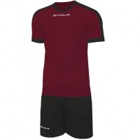 Givova Kit Revolution Football Jersey with Shorts black red: Цвет: Brand: Givova Material: 100% polyester Brand logo embroidered in the middle of the chest and on the right leg Set consists of Jersey and Shorts Short sleeve V-neck Elastic waistband with inside drawstring Shorts without inner lining contrasting design regular fit comfortable to wear New, with label &amp; original packaging
https://www.sportspar.com/givova-kit-revolution-football-jersey-with-shorts-black-red