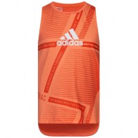 adidas Sleeveless Girl Fitness Top FM5833: Цвет: Brand: adidas Material: 88% polyester (recycled), 12% elastane Brand logo printed on the center of the chest AeroReady technology - light material wicks moisture away from the skin and thus ensures a pleasantly dry feeling fit: Regular Fit breathable mesh material (back) wide round neckline sleeveless an extended back section side slits for optimal freedom of movement elastic material comfortable to wear NEW, with label &amp; original packaging
https://www.sportspar.com/adidas-sleeveless-girl-fitness-top-fm5833