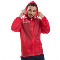 Givova Rain Jacket "Rain Basico" red: Цвет: Brand: Givova Material: 100% polyester runs small, we recommend ordering one size larger Brand logo processed on the right chest, both sleeves and in the neck Stand-up collar, full-length zipper stowable hood two open side pockets water-repellent material adjustable hem with drawstring high wearing comfort NEW, with label &amp; original packaging
https://www.sportspar.com/givova-rain-jacket-rain-basico-red