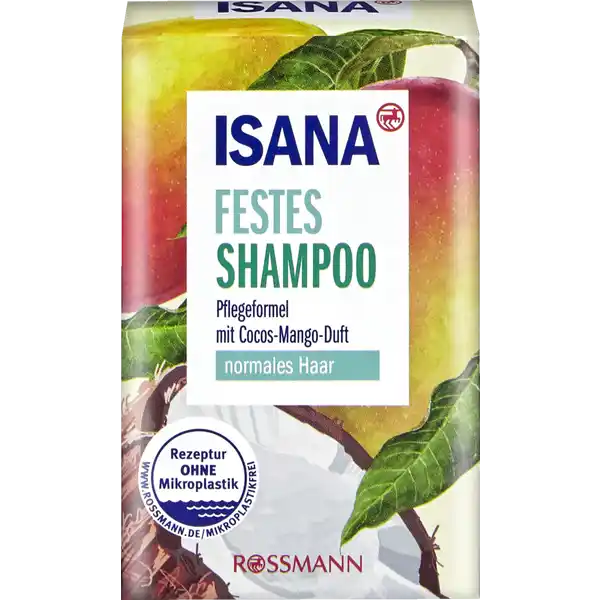 ISANA festes Shampoo Cocos-Mango: Цвет: Produktbeschreibung und details Das Feste Shampoo mit CococsMangoDuft verwhnt ihre Sinne und reinigt zugleich sanft und schonend auf natrliche Art Das enthaltene Rizinusl und Olivenl untersttzt die Pflege der Haare ohne zu beschweren ohne Silikone und Paraffine Diese Rezeptur ist zu  ohne Mikroplastik vegan Kontaktdaten Dirk Rossmann GmbH Isernhgener Strae   Burgwedel wwwrossmannde UrsprungslandHerkunftsort Deutschland Testurteile Qualittssiegel ampamp Verbandszeichen Anwendung und Gebrauch Das Feste Shampoo anfeuchten und einige Male ber das nasse Haar reiben den entstandenen Schaum sanft ins Haar einmassieren und grndlich aussplen Nach Gebrauch das Shampoo gut trocknen lassen und einfach wieder verwenden Inhaltsstoffe Disodium Lauryl Sulfosuccinate Sodium CocoSulfate Triticum Vulgare Wheat Starch Cetearyl Alcohol Hydrogenated Palm Glycerides Aqua Lauryl PCA Cocamidopropyl Betaine Ricinus Communis Seed Oil Glyceryl Stearate Olea Europaea Fruit Oil Parfum Sodium Chloride CI
https://www.rossmann.de/de/pflege-und-duft-isana-festes-shampoo-cocos-mango/p/4305615716237