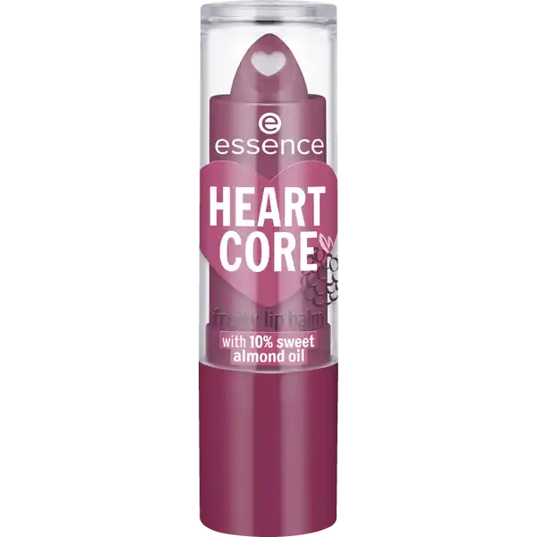 essence Heart core fruity lip balm 05 Bold Blackberry: Цвет: https://www.rossmann.de/de/make-up-essence-heart-core-fruity-lip-balm-05-bold-blackberry/p/4059729421951
Produktbeschreibung und details Der HEART CORE fruity lip balm kommt im verspielten Look daher und hat es wortwrtlich in sich Der herzfrmige Kern ist ein echter Eyecatcher und mit der angenehm fruchtig riechenden Textur gehrt der Balm definitiv in jede Handtasche und auf alle Lippen Zustzlich sorgen  Smandell fr intensive Pflege und die softe Textur mit leichter Deckkraft hinterlsst einen soften Farbschimmer auf den Lippen  perfekt fr ein schnelles Touchup on the go pflegender Lippenbalsam mit herzfrmigem Kern ampamp fruchtigem Duft mit  Smandell fr geschmeidige weiche Lippen ampamp einen soften Farbschimmer Kontaktdaten cosnova GmbH Am Limespark  D Sulzbach am Taunus wwwessenceeu  UrsprungslandHerkunftsort Made in Poland Anwendung und Gebrauch Lip Balm lsst sich mehrfach am Tag nach Bedarf auftragen Der Lippenbalsam pflegt die Lippen nicht nur und sorgt fr ein angenehm weiches Gefhl er verleiht auch ein soft glnzendes Finish Inhaltsstoffe CAPRYLICCAPRIC TRIGLYCERIDE PRUNUS AMYGDALUS DULCIS SWEET ALMOND OIL POLYISOBUTENE ORYZA SATIVA CERA ORYZA SATIVA RICE BRAN WAX ETHYLHEXYL PALMITATE SILICA DIMETHYL SILYLATE SILICA BUTYROSPERMUM PARKII SHEA BUTTER CAPRYLYL GLYCOL GLYCERIN CAPRYLHYDROXAMIC ACID ALUMINA CITRIC ACID PARFUM FRAGRANCE CI  RED  LAKE CI  RED  LAKE CI  BLUE  LAKE CI  RED  LAKE CI  TITANIUM DIOXIDE