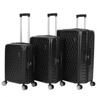 VERTICAL STUDIO "Odense" Suitcase Set of 3 20" 24" 28" black: Цвет: Brand VERTICAL STUDIO Set consisting of three trolley cases Outer material plastic ABS big Trolley External dimensions HWD  cm   cm   cm inches      Net weight  volume kg  L medium Trolley External dimensions HWD  cm   cm   cm inches      Net weight  volume kg  L smaller Trolley External dimensions HWD  cm   cm   cm inches      Net weight  volume  kg   l Lining material  polyester Brand logo as a metal emblem on the front Matryoshka design can be stored inside each other to save space The smallest Suitcase corresponds to the size regulations for hand luggage a telescopic handle with several possible height settings four smoothrunning wheels for convenient transport a large main compartment with a circumferential way zipper three digit suitcase lock  possible combinations Divider with integrated zippered mesh pocket for division converging tension straps with click closure Interior lined throughout Zippered lining on each side of the case two carrying handles with suspension four spacers on one side structured outer material with a matte finish NEW with box ampamp original packaging
https://www.sportspar.com/vertical-studio-odense-suitcase-set-of-3-20-24-28-black