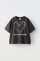 Zara Футболка оверсайз 120рр: 