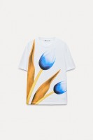 Zara Футболка оверсайз M,L рр: 