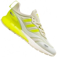 adidas Originals ZX 2K BOOST 2.0 Sneakers GZ7734: Цвет: https://www.sportspar.com/adidas-originals-zx-2k-boost-2.0-sneakers-gz7734
Brand: adidas Upper material: synthetic, textile Inner material: textile Sole: rubber Closure: lacing Brand logo on the tongue, heel and sole classic adidas stripes on the sides BOOST™ technology – better energy recovery and optimal cushioning Low cut, leg ends below the ankle padded entry and tongue stabilized and slightly extended heel area wide, non-slip sole a pull tab on the heel pleasant wearing comfort NEW, in box &amp; original packaging