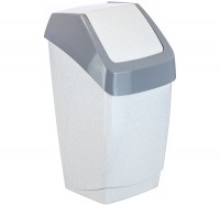 Контейнер для мусора ХАПС 25л (беж/мрамор): Цвет: Контейнер для мусора  ХАПС 25л (беж/мрамор)
