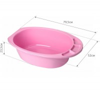 Ванночка детская (голубой/розовый): Цвет: Ванночка детская (голубой/розовый)
