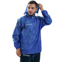 Givova Rain Jacket "Rain Basico" blue: Цвет: Brand: Givova Materials: 100%polyester runs small, we recommend ordering one size larger Brand logo processed on the right chest, both sleeves and in the neck Stand-up collar full zip stowable hood two open side pockets water-repellent material adjustable hem with drawstring high wearing comfort NEW, with tags &amp; original packaging
https://www.sportspar.com/givova-rain-jacket-rain-basico-blue