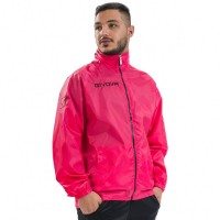 Givova Rain Jacket "Rain Basico" neon pink: Цвет: Brand: Givova Materials: 100%polyester runs small, we recommend ordering one size larger Brand logo processed on the right chest, both sleeves and in the neck Stand-up collar full zip stowable hood two open side pockets water-repellent material adjustable hem with drawstring high wearing comfort NEW, with tags &amp; original packaging
https://www.sportspar.com/givova-rain-jacket-rain-basico-neon-pink