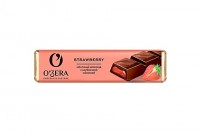 «OZera», шоколадный батончик Strawberry, 50г (упаковка 20шт.): 