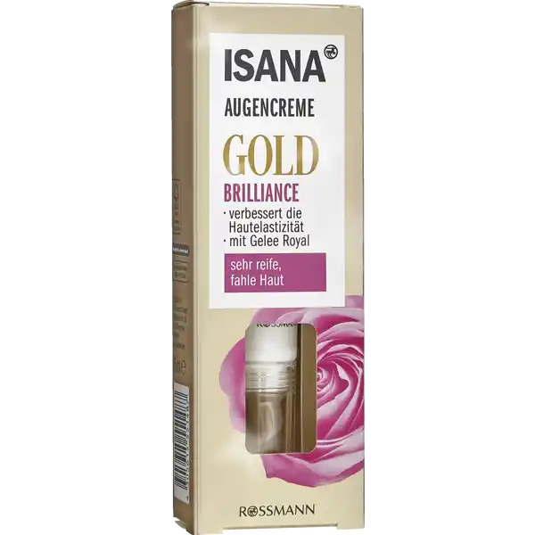 ISANA Gold Brilliance Augencreme: Цвет: Produktbeschreibung und details fr sehr reife fahle Haut verbessert die Hautelastizitt mit Gelee Royal Hautvertrglichkeit dermatologisch und augenrztlich getestet ampamp besttigt fr Kontaktlinsentrgerinnen geeignet Kontaktdaten Dirk Rossmann GmbH Isernhgener Strae   Burgwedel wwwrossmannde UrsprungslandHerkunftsort Deutschland Anwendung und Gebrauch Tglich morgens und abends nach der Reinigung rund um die Augen sanft einklopfen Ideal auch als Makeup Unterlage geeignet Inhaltsstoffe Aqua Glycerin Dicaprylyl Ether Octyldodecanol Cetearyl Alcohol CocoCaprylate Macadamia Integrifolia Seed Oil Niacinamide Cetearyl Glucoside Tocopheryl Acetate Panthenol Glutamine Royal Jelly Cistus Incanus FlowerLeafStem Extract Gynostemma Pentaphyllum LeafStem Extract Helianthus Annuus Seed Oil Tocopherol Biosaccharide Gum Phenoxyethanol Xanthan Gum Decyl Glucoside Phenethyl Alcohol Sodium Cetearyl Sulfate Ethylhexylglycerin Citric Acid Pantolactone
https://www.rossmann.de/de/pflege-und-duft-isana-gold-brilliance-augencreme/p/4305615551487