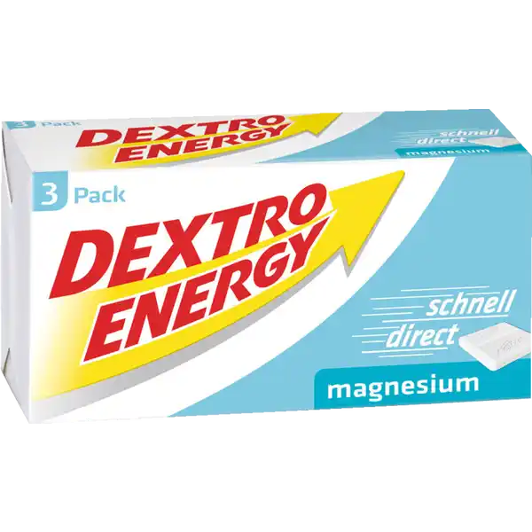 Dextro Energy Dextrosetfelchen Magnesium: Цвет: https://www.rossmann.de/de/gesundheit-dextro-energy-dextrosetaefelchen-magnesium/p/0000040468266
Produktbeschreibung und details DEXTRO ENERGY Magnesium er Pack g enthlt Kohlenhydrate Lebensmittelunternehmer Name Dextro Energy GmbH ampamp Co KG Adresse Postfach   D Krefeld Rechtlich vorgeschriebene Produktbezeichnung Energieliefernde Dextrosetfelchen mit Magnesium Zutaten Dextrose   Maltodextrin Magnesiumcarbonat Trennmittel Magnesiumsalze der Speisefettsuren Suerungsmittel Citronensure Aroma Nhrwerte Durchschnittliche Nhrwertangaben pro  g Energie  kj   kcal Fett amplt  g davon  gesttigte Fettsuren  g Kohlenhydrate  g davon  Zucker  g Eiwei  g Salz amplt  g NRV Magnesium  mg