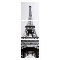 Модульная картина "Эйфелева башня" (3-35х35) 35х105 см: 