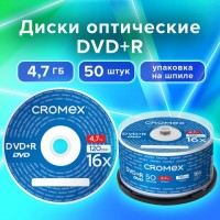 Диски DVD+R (плюс) CROMEX, 4,7 Gb, 16x, Cake Box (упаковка на шпиле), КОМПЛЕКТ 50 шт., 513775: Цвет: DVD+R CROMEX – это компактный и надежный способ хранения информации. Сбалансированная структура диска обеспечивает устойчивость записи и чтение информации на высоких скоростях. Отлично подходят для хранения любой информации.
: CROMEX
1: 1
: Электроника
: Компьютеры и аксессуары, периферия
DVD+R-диски для однократной записи цифровой информации. Поставляются в упаковке на шпиле (Cake box). Тип диска – DVD+R. Емкость диска – 4,7 Gb. Скорость записи – 16x. Количество дисков в упаковке – 50 шт.Производитель сохраняет за собой право на внесение изменений в технические характеристики, комплектацию и конструкцию данной модели для улучшения эксплуатационных свойств без предварительного уведомления.