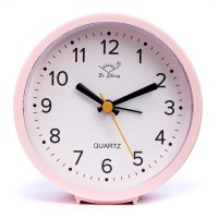 Часы - будильник настольные "Классика", дискретный ход, 12 х 12 см, АА: 